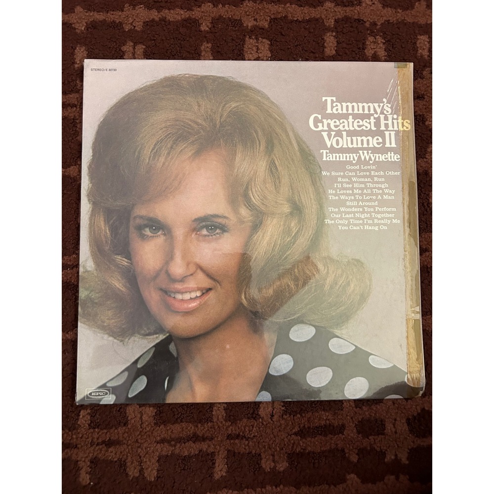 Tammy Wynette Tammy's Greatest Hits Volume II Vinyl LP Epic E 30733 Country‎